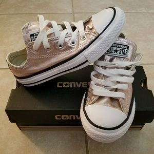 Metallic Gold Converse